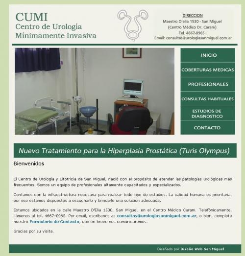 Cumi: centro de urología mínimamente invasiva | malvinas argentinas | urólogos de primer nivel