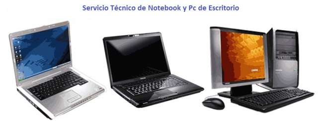 Comercial informatica servicio tecnico y reparacion notebook pc led impresoras - hp acer lenovo compaq bgh samsung, etc