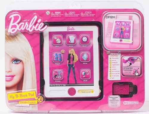 Barbie my b-book pad tablet ipad conecta tu mp3