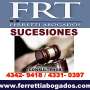 abogados especialistas en sucesiones San Isidro Tel 4342-9418