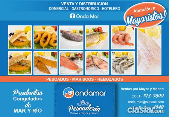 Ondamar pescadería atención a mayoristas! pescados - mariscos - rebozados -  en Córdoba - Otros Artículos | 262044